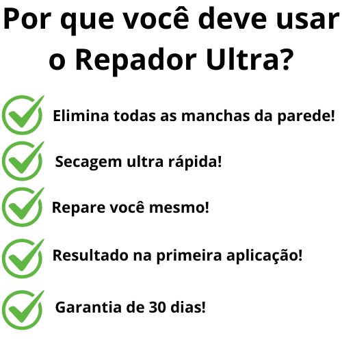 Reparador Ultra Funcional - XÔ MANCHAS NA PAREDE!